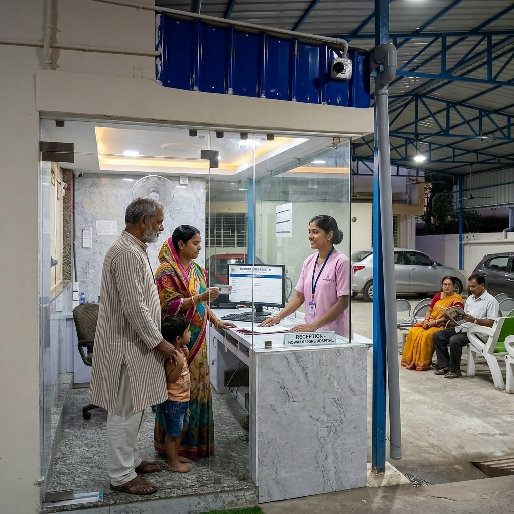 Hospital Reception Nurse Station Counter